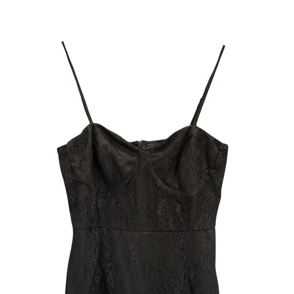 Lulu's NWT High Low Dress Tiered Black Dress Size Medium - Picture 6 of 13